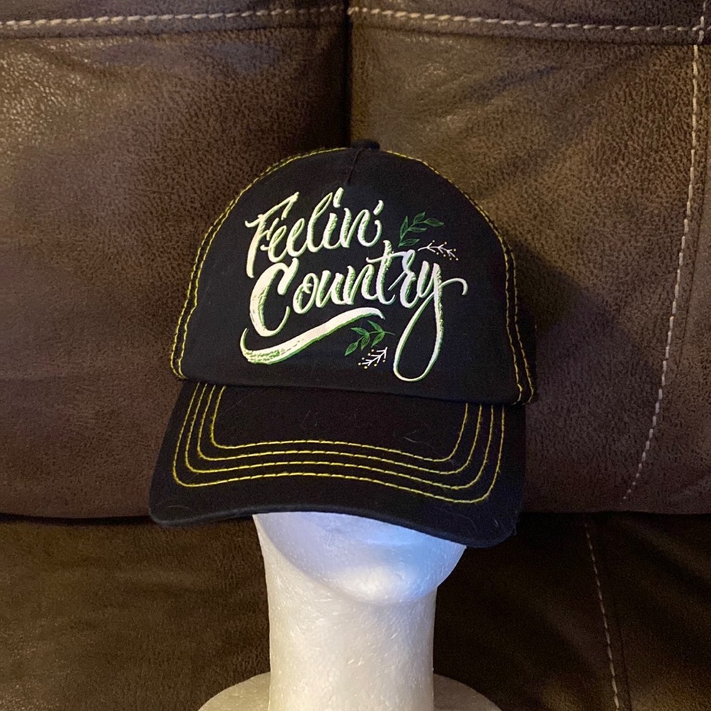 John Deere Logo Snapback Baseball Hat in Black like New